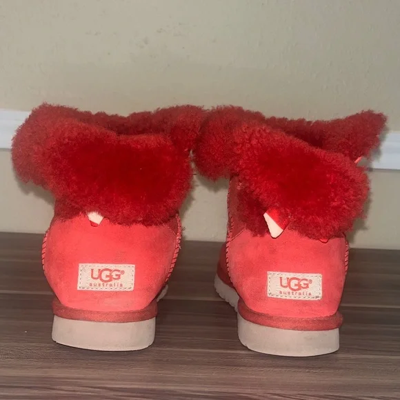 UGG Women's Vibrant Red Winter Boots - Picture 7 of 16